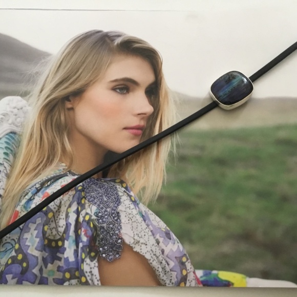 Mark White Designs Labradorite & Italian Leather Wrap Bracelet is NWOT! - Picture 9 of 10